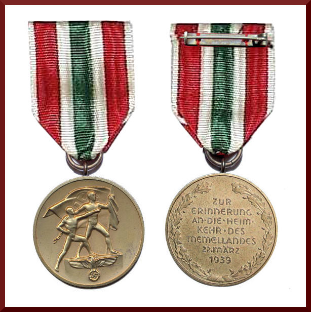 Anschlussmedaille Memelland