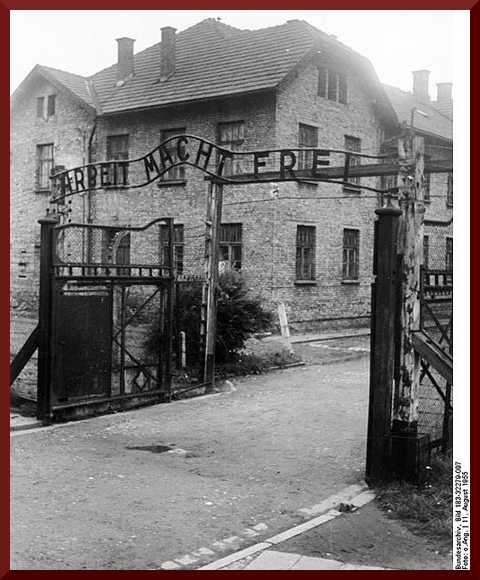 Bundesarchiv Bild 183-32279-007%2C KZ Auschwitz%2C Eingang