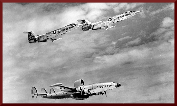 Lockheed F-104A & EC-121 060928-F-1234S-010