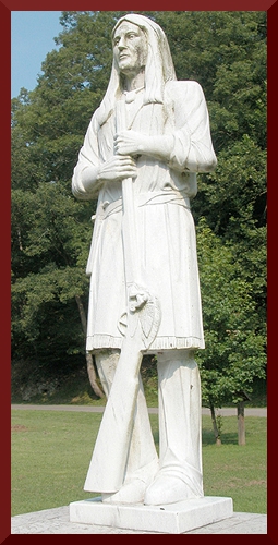 Statue of Chief Logan the Orator (Logan, West Virginia)