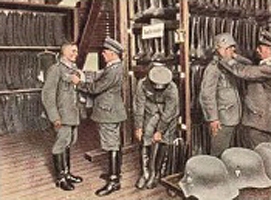 Bild 17 Einkleidung auf Kammer