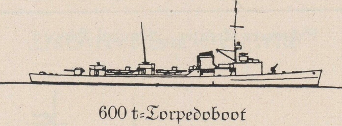 86a Rißzeichnung 600t Torpedoboot Forenbildarchiv