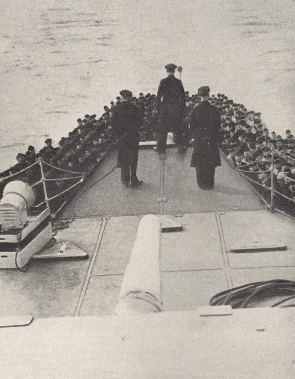 Musterung auf einem Zerstörer forenbildarchiv