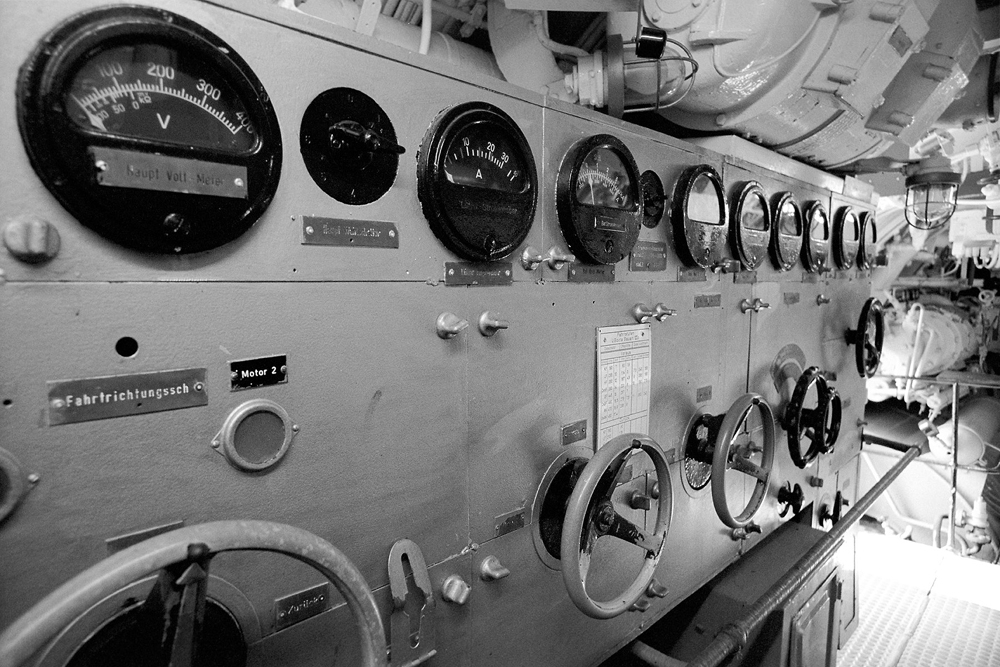 VII C U-Boot E-Maschine Steuerstand