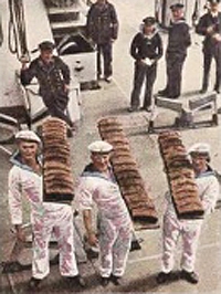 Bild 192 Bäckereibetrieb an Bord
