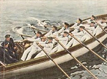 Bild 194 Ruttergäste beim rudern