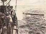Bild 212 Torpedo nach dem Abfeuern