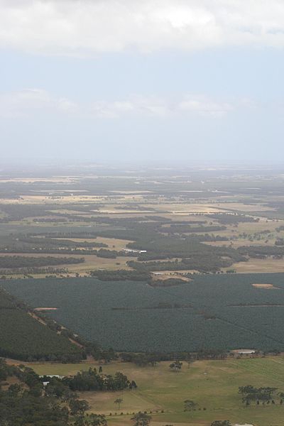 View towards Albany from castle rock[1]