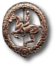 Reiterabzeichen Bronze
