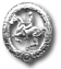 Reiterabzeichen Silber