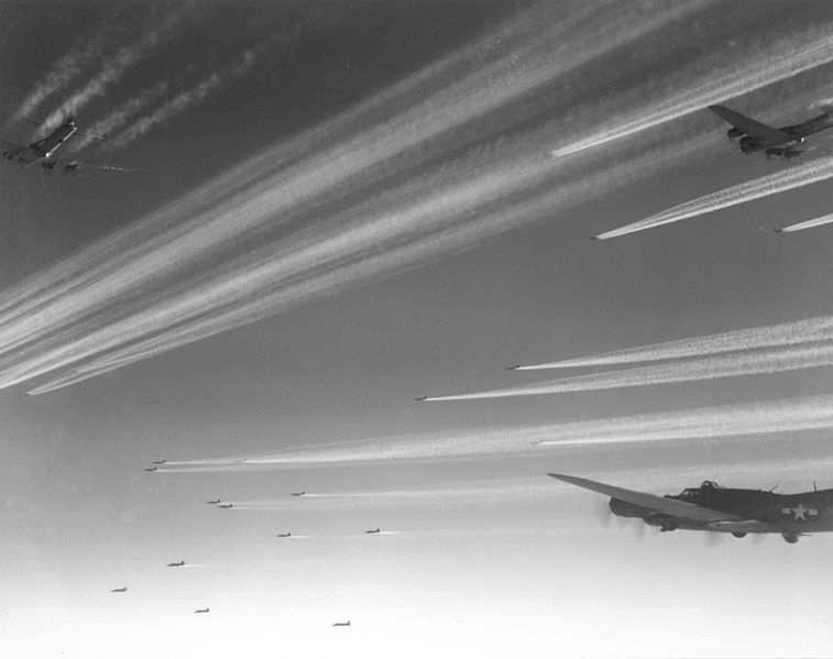 757px-Large formation of Boeing B-17Fs of the 92nd Bomb Group[1]