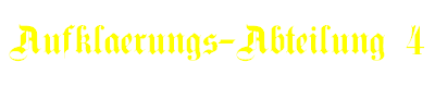 Aufklärung