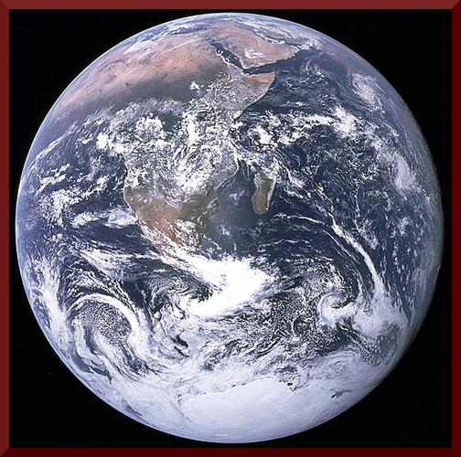 The Earth seen from Apollo 17