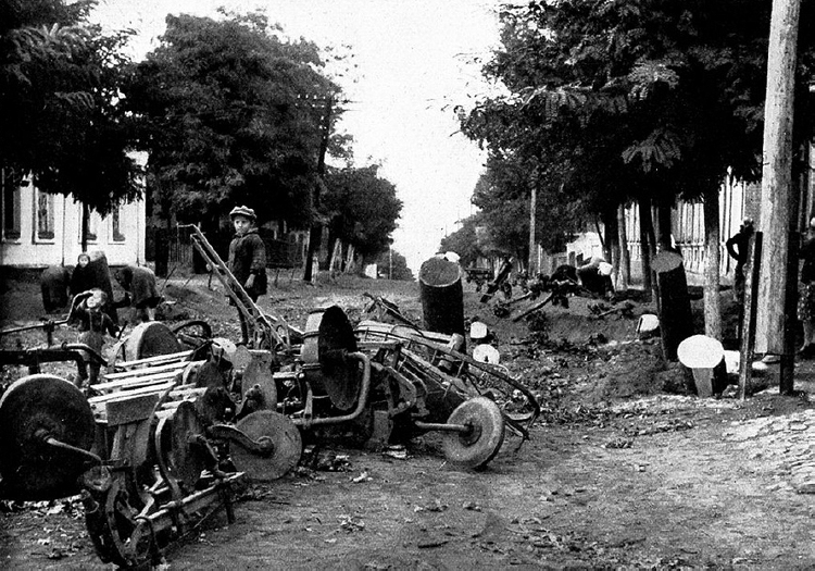 138b Straßensperren in Melitopol