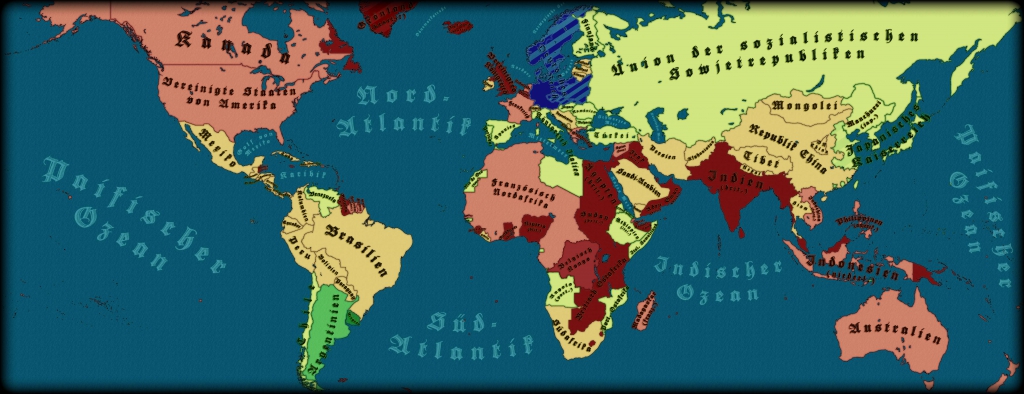 (Grafiktest) Diplomatische Beziehungen zum Deutschen Reich (Weltkarte)