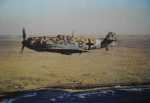 12. Bf 109 E7 Trop  II.Grp. JG 27 über der nordafrikanischen Küste