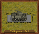 M3 Stuart eckig (us) 41, Philippinen