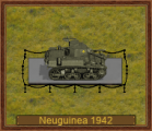 M3 Stuart eckig (aus) 42, Neuguinea