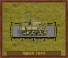 M3 Stuart eckig (d) 44, Italien