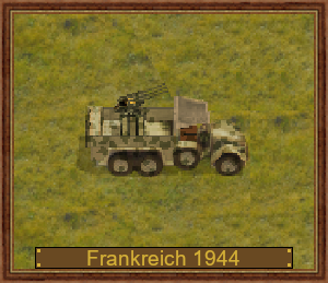 2 cm Fla-MG 151 auf KruppProtze D-1944 Frankreich