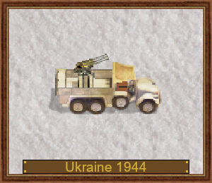 2 cm Fla-MG 151 auf KruppProtze D-1944 Ukriane