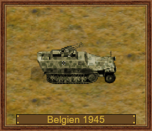 2 cm Fla-MG 151 auf Sd.Kfz.251-21 D-1945 Belgien