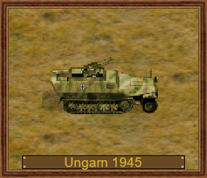 2 cm Fla-MG 151 auf Sd.Kfz.251-21 D-1945 Ungarn