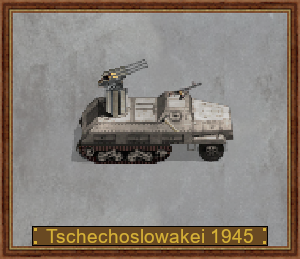 2 cm Fla-MG 151 auf Sd.Kfz.4-1 CZ-1945, Tschechoslowakei