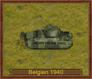 Matilda II Mk I, GB-1940 Belgien